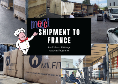 Our fittings shipment to France