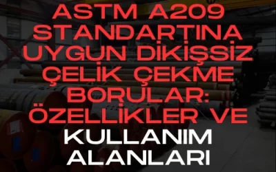 ASTM A209 Standartına Uygun Dikişsiz Çelik Çekme Borular