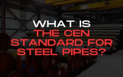 What is the CEN standard for steel pipes?