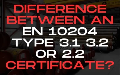 EN 10204 3.1 3.2 certificates?
