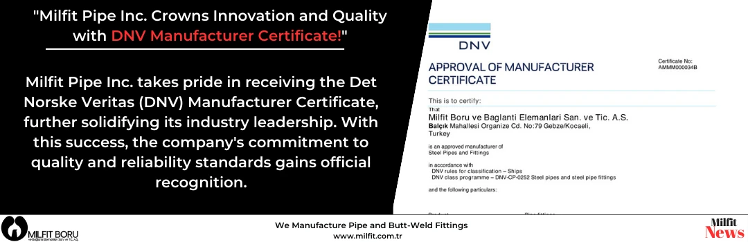 Milfit News DNV Manufacturer Certificate